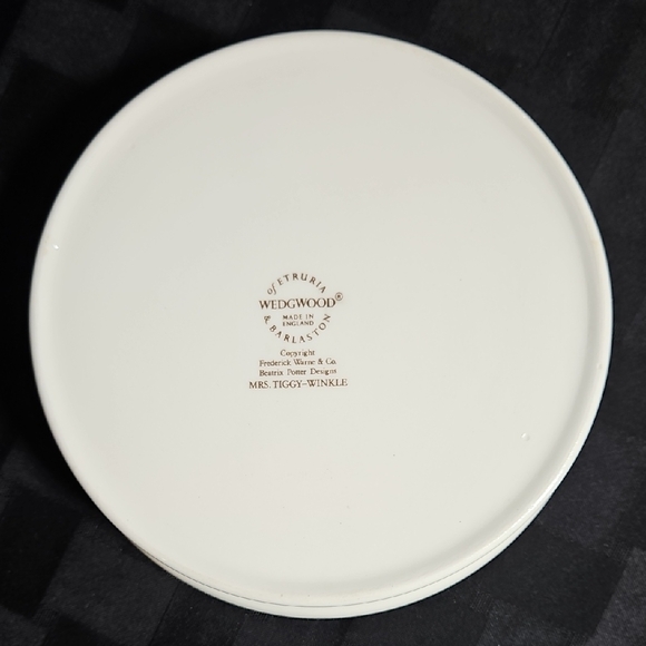 Wedgwood's Beatrix Potter - Mrs Tiggy-Winkle Porcelain Porringer Rimmed Bowl - Picture 3 of 10